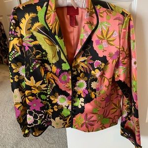 Asian-Inspired Silk Jacket